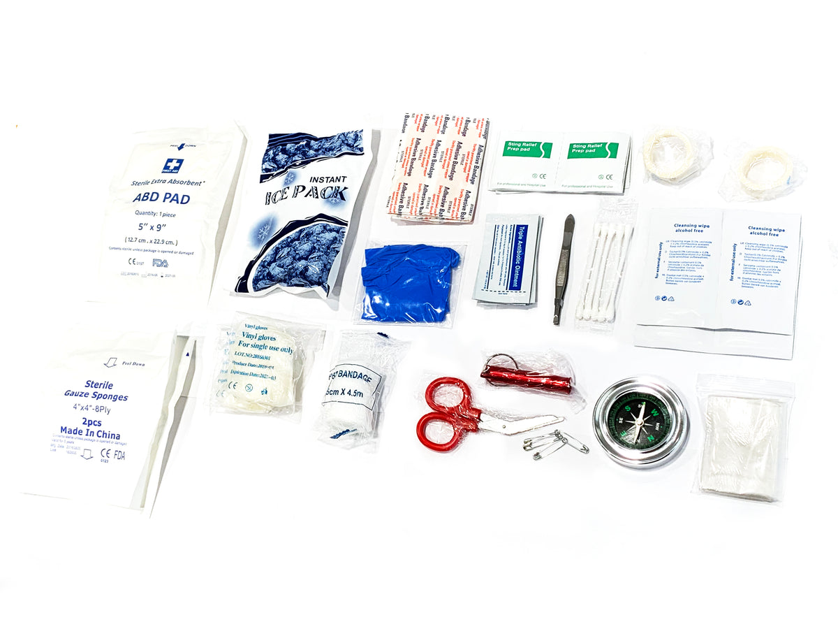 Emergency First Aid Kit Camping Hiking Home (85-PC/95-PC/150-PC Set)