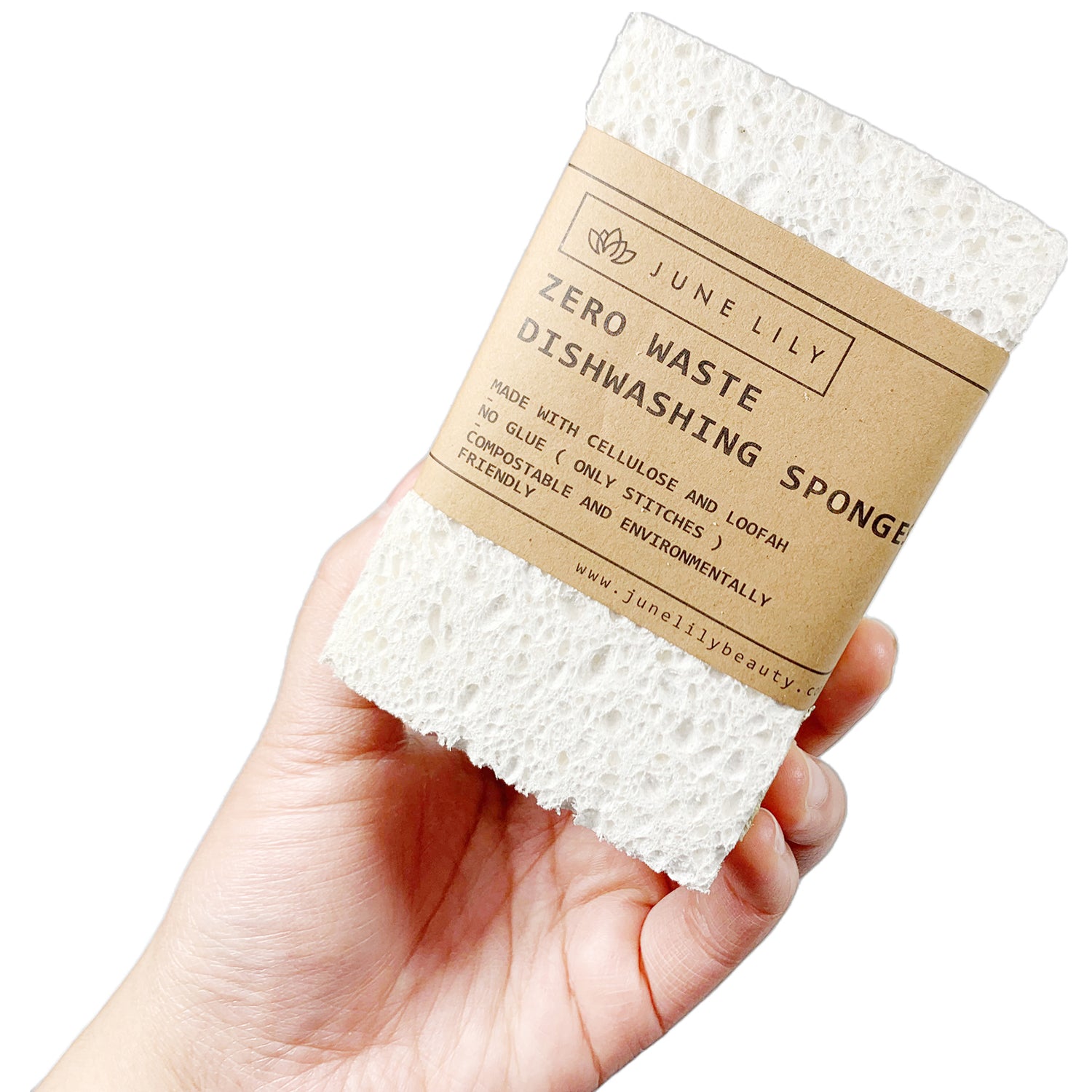 Dish Sponge Oil Free Household Cleaning For Kitchen Non-Scratch Cellulose Scrub  Sponge Dual-Sided Dishwashing