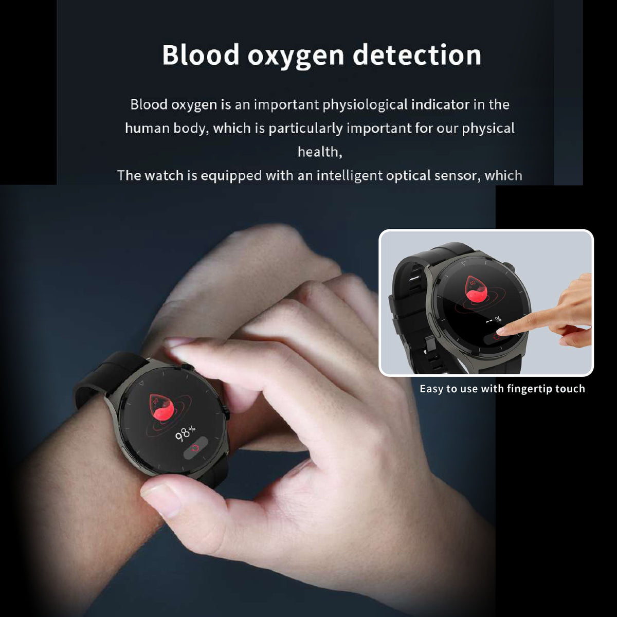 G5 Blood Pressure Smartwatch - Health Sleep Monitoring Life Assistant - FDA Approved