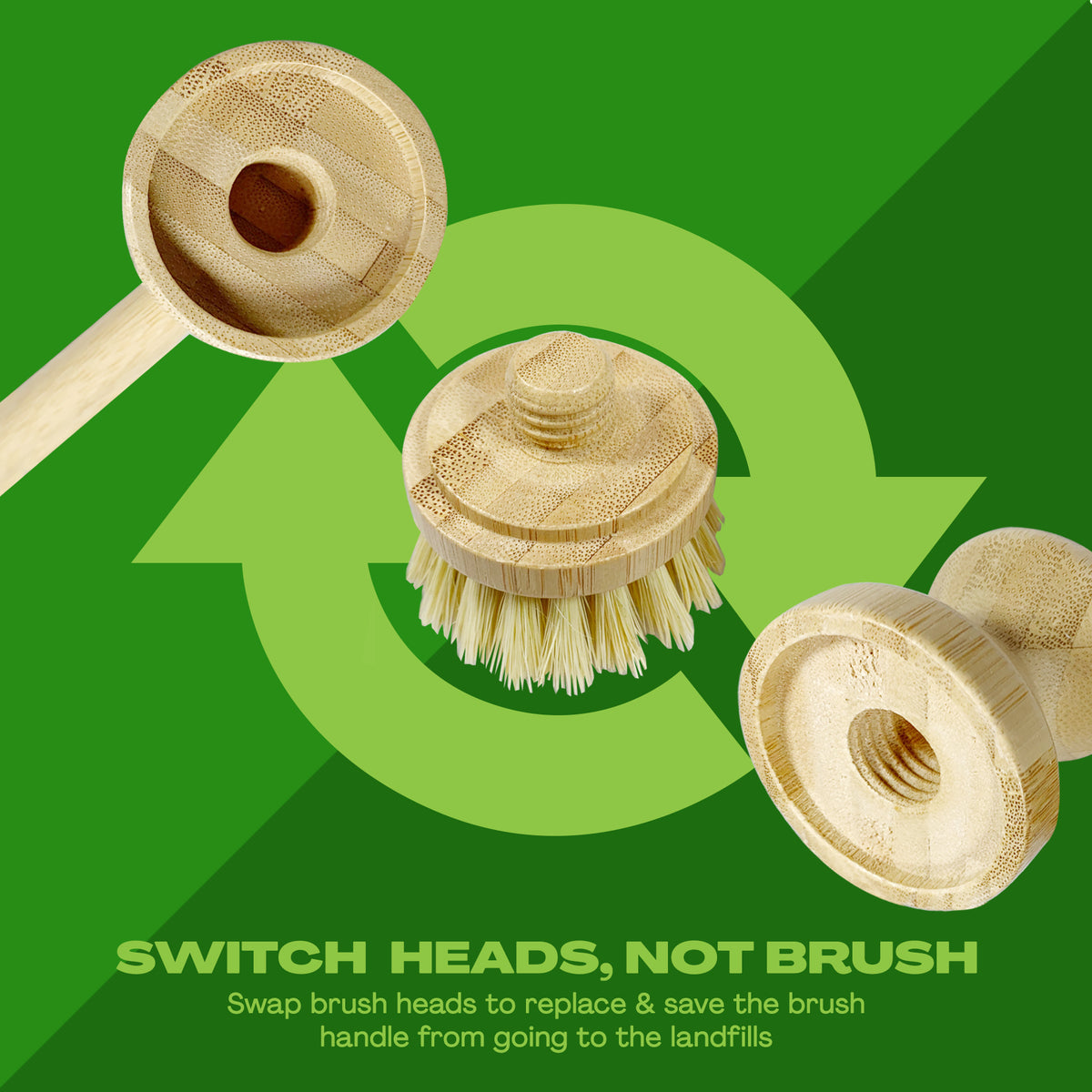 Replaceable Head Dish Brush – SINI