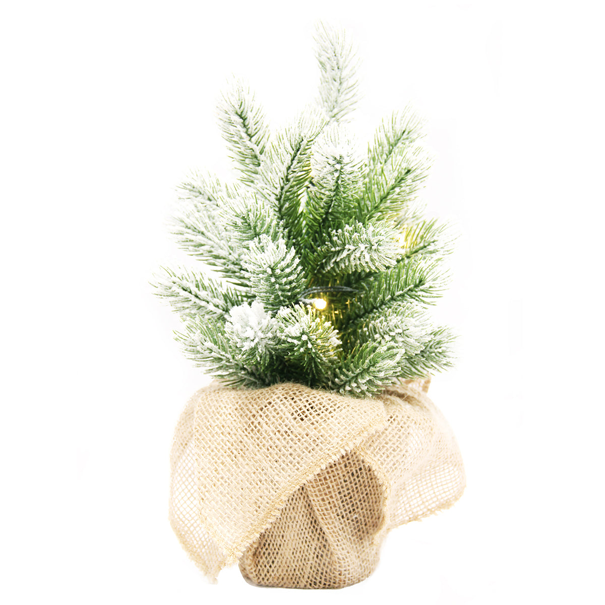 Light Up Desktop Christmas Tree w/ LED Lights Battery Powered - Tall & Short Ver