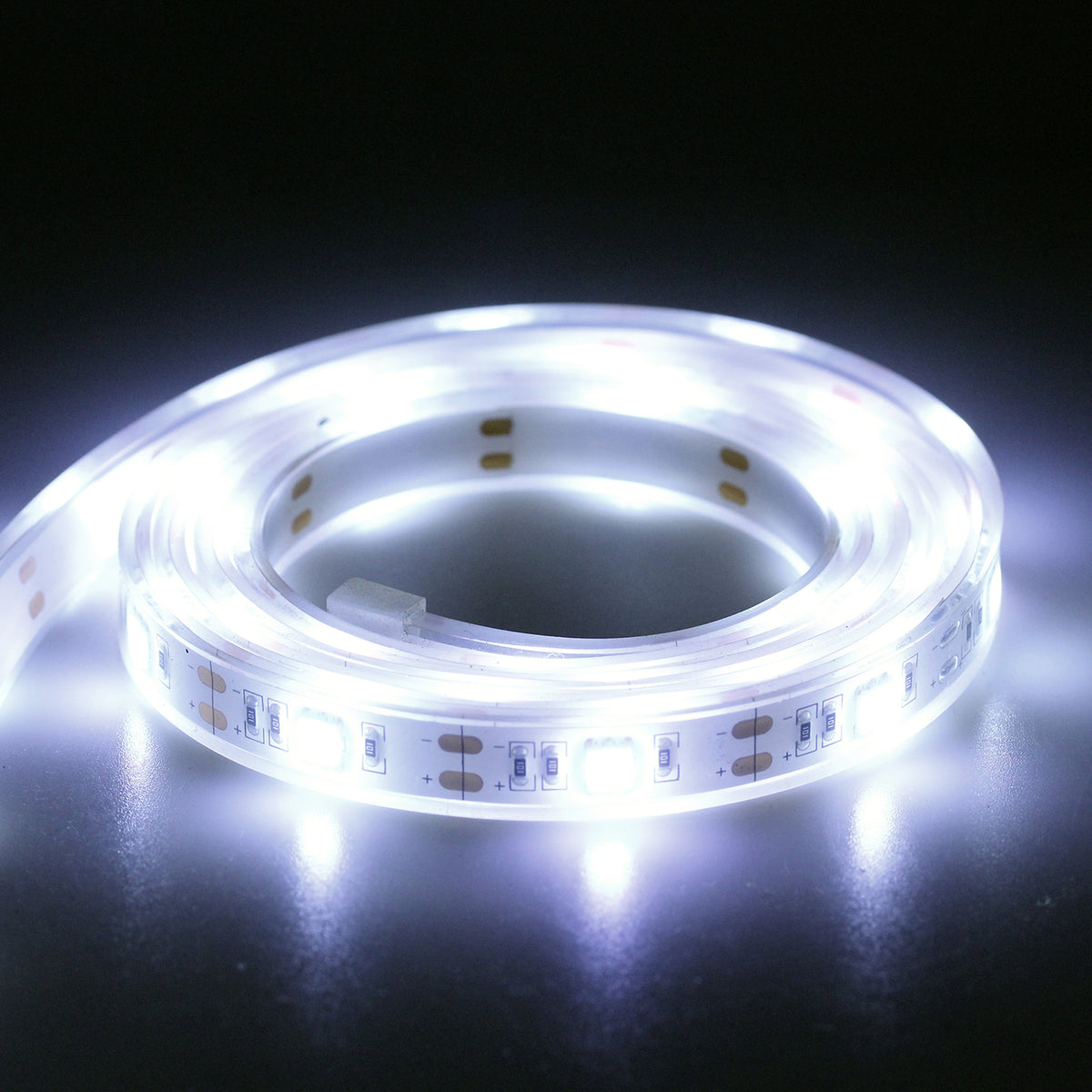 FashionLite USB LED Rope Lights Strip Water-Resistant Dustproof (Cool White, 5-7')