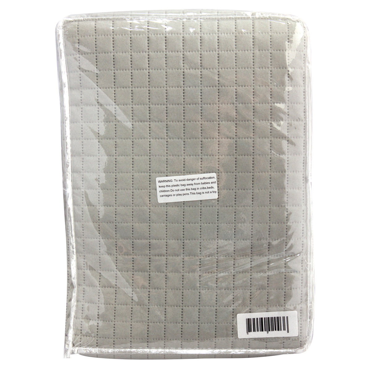 Hypoallergenic Lightweight Luxury Checkered Quilt Cover (Sage, Queen)