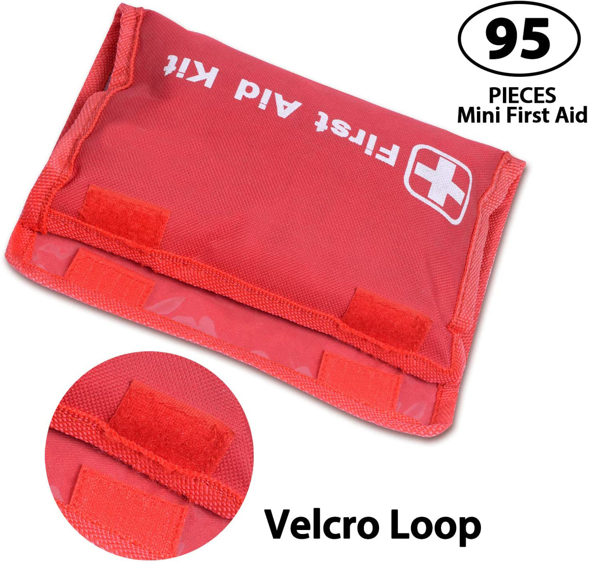 Mini First Aid Emergency Kit 95 PC for Home, Hiking, Travel & Outdoors