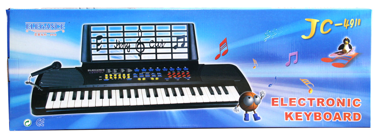 JUNELILY 61-Key Electronic Keyboard Piano Kit w/ 300 Built-in Tones, Music  Rest & Demo Songs