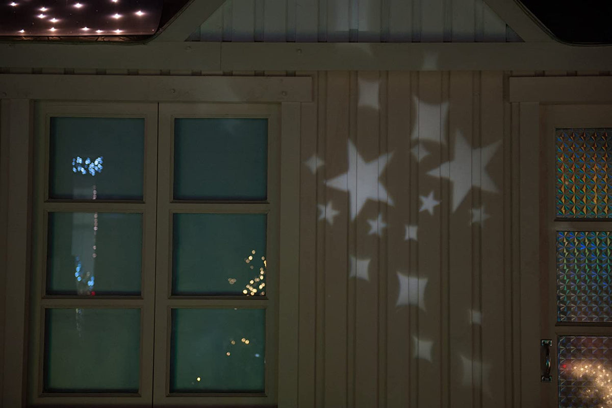 LED Light Projection for Indoors/Outdoors (Christmas, Kaleidoscope, White Star, Snowflake, Dual Mode)
