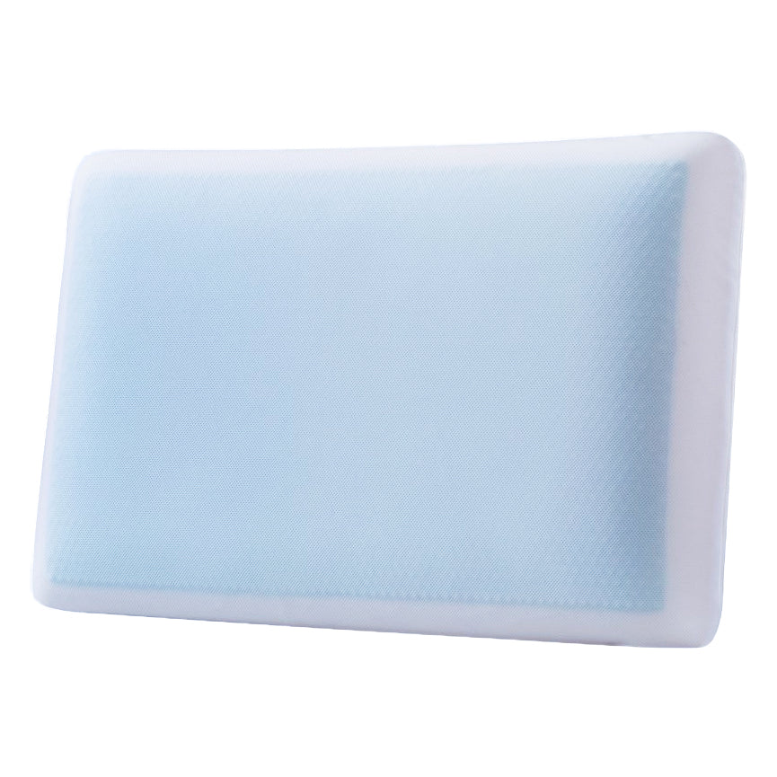 Memory Foam Cool Gel Pillow, Plush Hypoallergenic Night Sleep - Standard Size