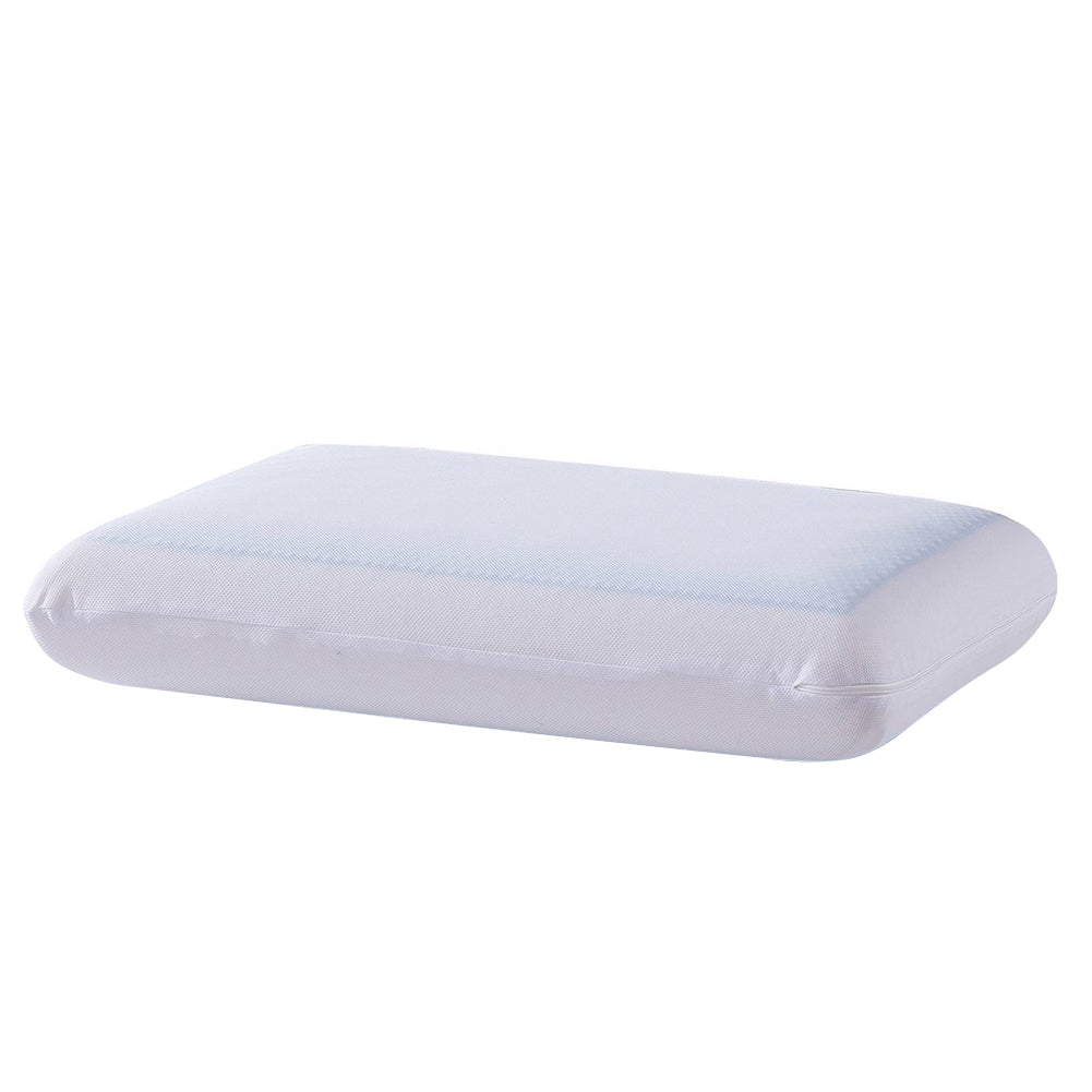 Memory Foam Cool Gel Pillow, Plush Hypoallergenic Night Sleep - Standard Size