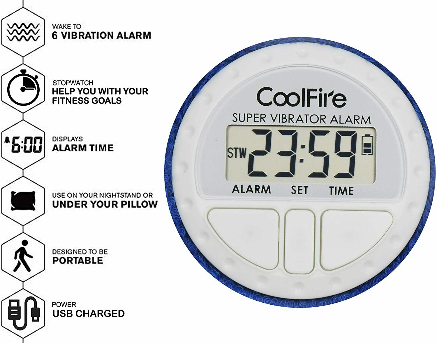 Hembeer P6 Smart Band Vibrating Alarm Bracelet Calorie Counting Wristb –  wikismart